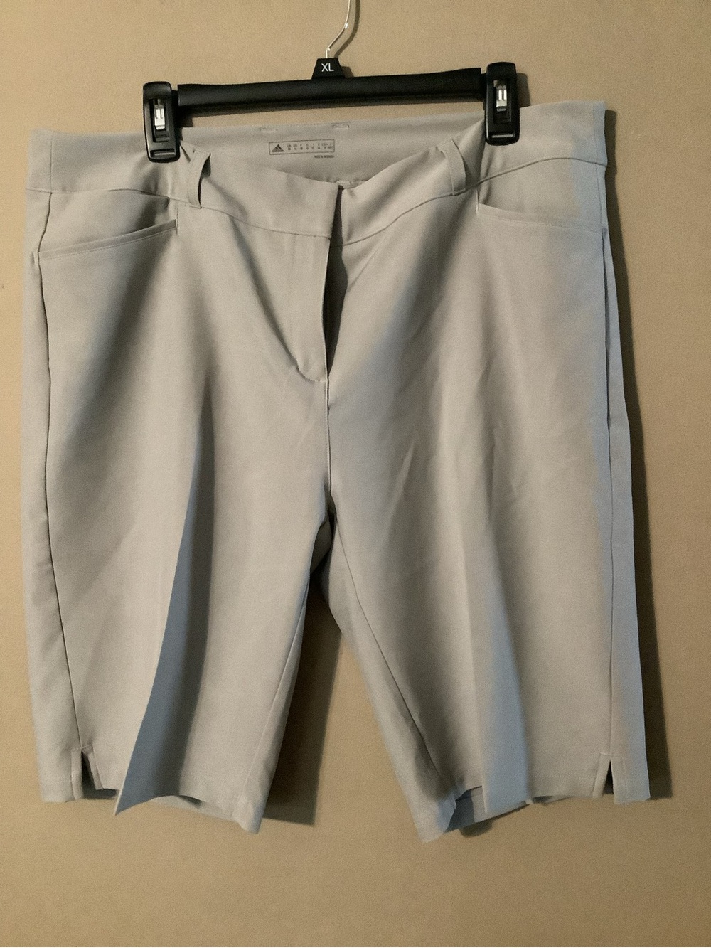 Adidas sWomen’s Light Gray Stretch Bermuda Shorts